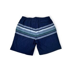 Kirkland Striped Swim‎ Trunks Shorts Elastic Waist Quick Dry XL